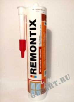 Remontix белый акриловый герметик Ремонтикс